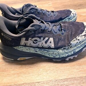 Hoka Speedgoat 6 Thunder Cloud Mint Flourite Trail Shoes Sneakers Run